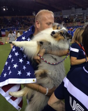 John and Rush (FCI Silver Worlds 2014)